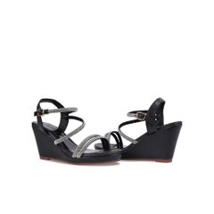 Sandal Xuồng Hạnh Dung Quai Dây Đính Đá Sang Trọng HD02194AB