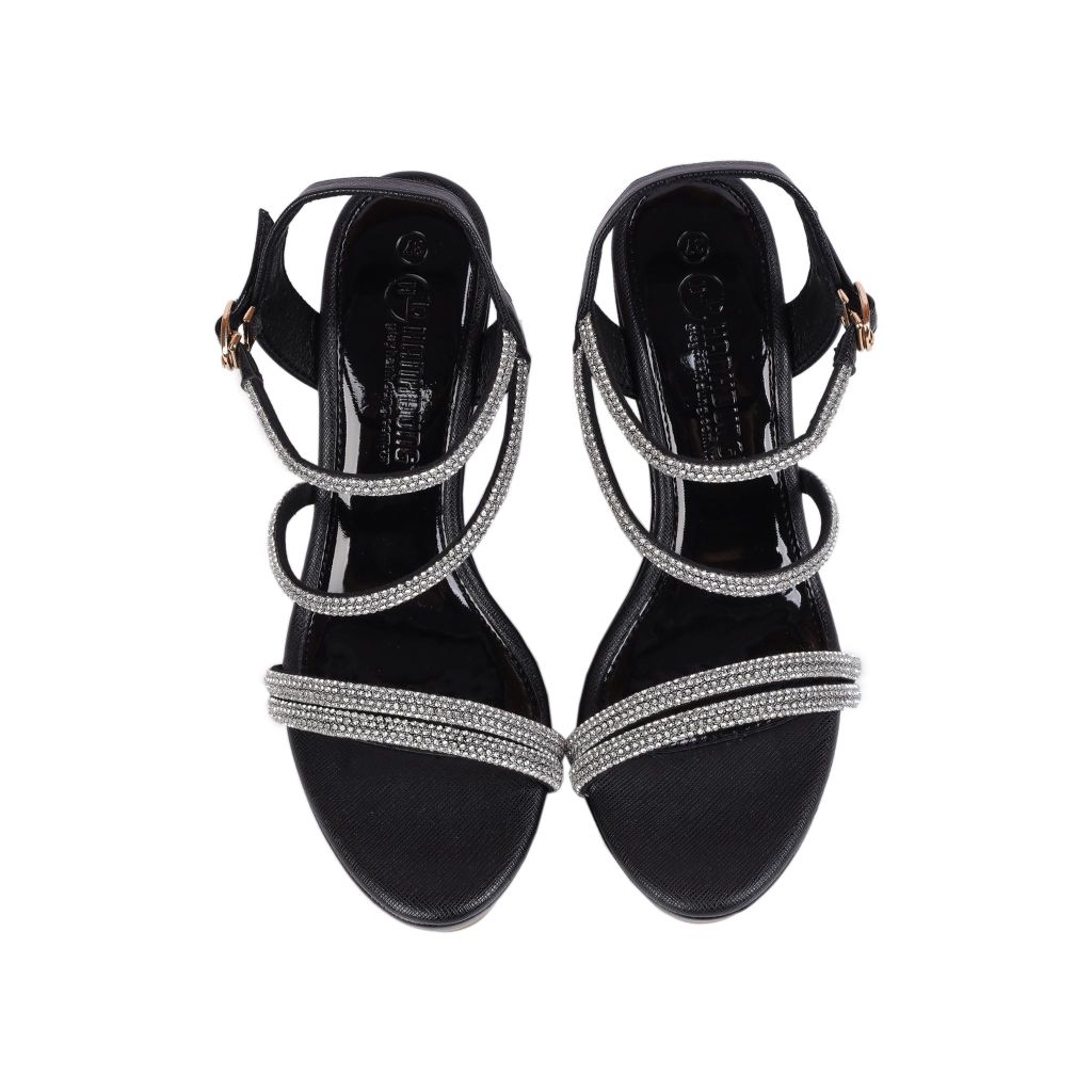 Sandal Xuồng Hạnh Dung Quai Dây Đính Đá Sang Trọng HD02194AB