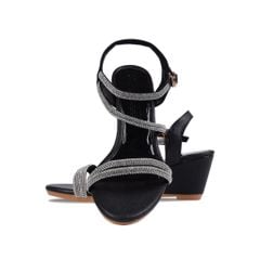 Sandal Xuồng Hạnh Dung Quai Mảnh Đính Đá HD02196AB