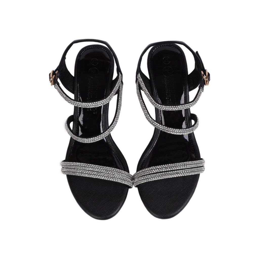 Sandal Xuồng Hạnh Dung Quai Mảnh Đính Đá HD02196AB