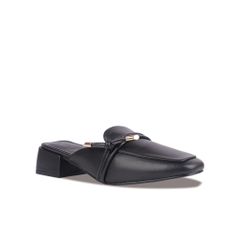 Dép Bít Mũi Hạnh Dung Mũi Vuông Dây Thắt Nơ HD02199AB