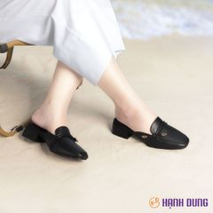 Dép Bít Mũi Hạnh Dung Mũi Vuông Dây Thắt Nơ HD02199AB