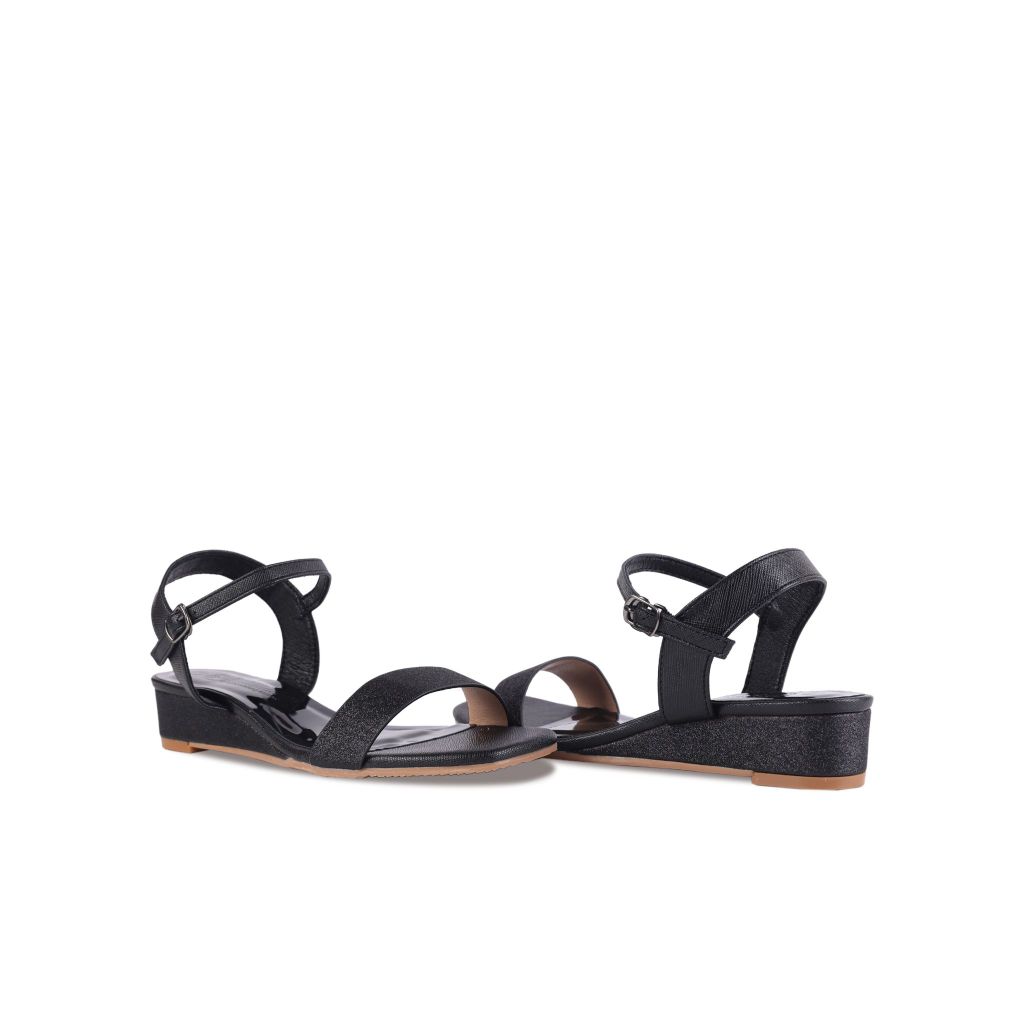 Sandal Xuồng Hạnh Dung Quai Ánh Kim HD02200AB