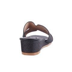 Dép Xuồng Hạnh Dung Quai Chữ H Ánh Kim HD02201AB