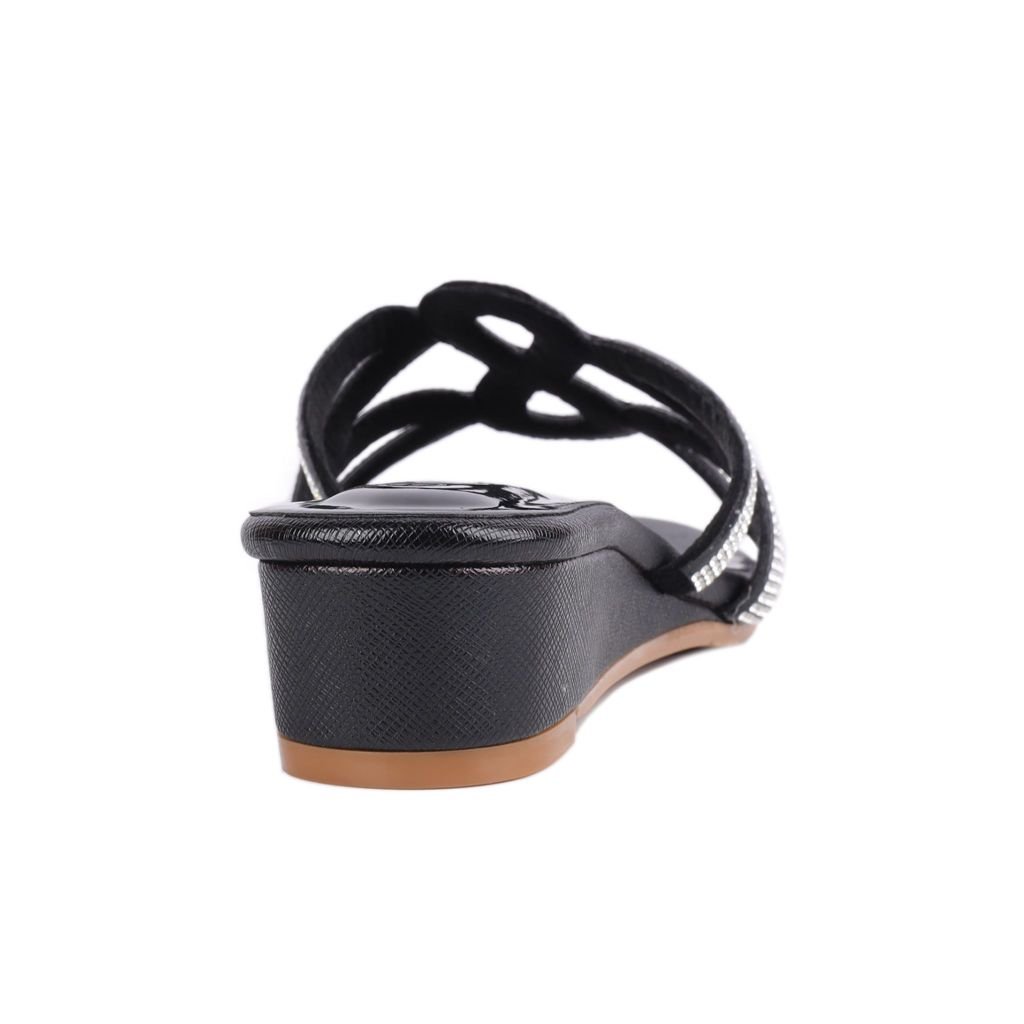 Dép Đế Xuồng Hạnh Dung Quai Mảnh Xoàn 4cm HD02203AB