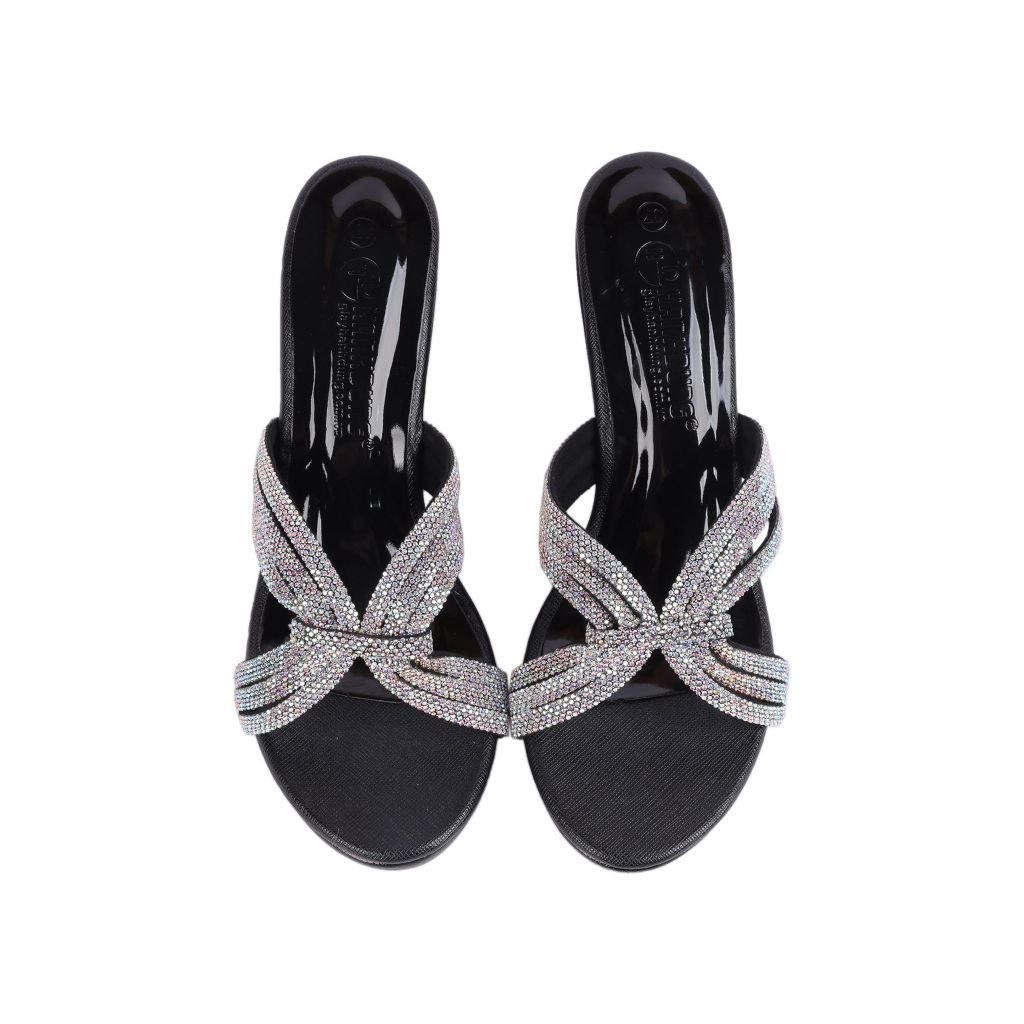 Dép Xuồng Hạnh Dung Quai Xoàn Cách Điệu HD02205AB