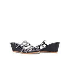 Dép Xuồng Hạnh Dung Quai Rắn Kim Sa 6cm HD02209AB