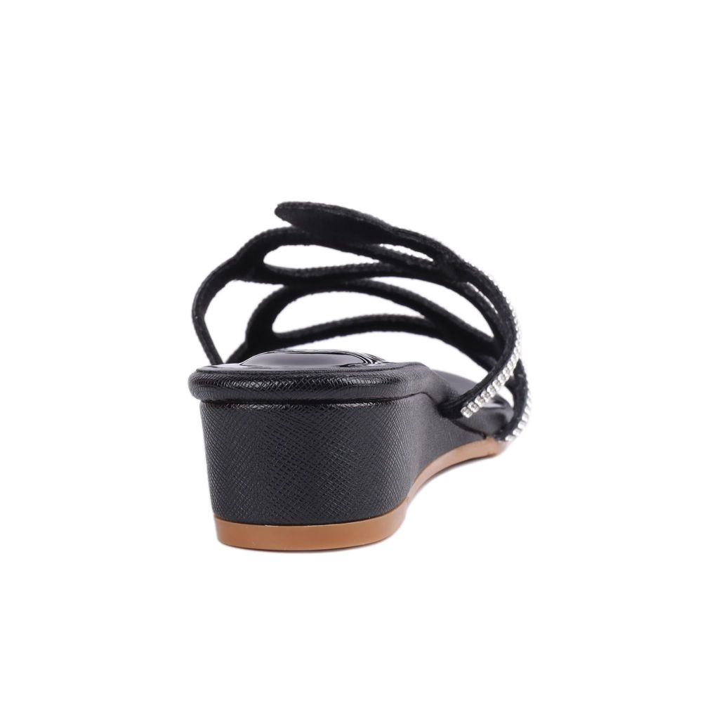 Dép Đế Xuồng Hạnh Dung Quai Xoàn Con Rắn HD02210AB
