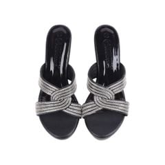 Dép Xuồng Hạnh Dung Quai Bản Chéo Xoàn HD02216AB