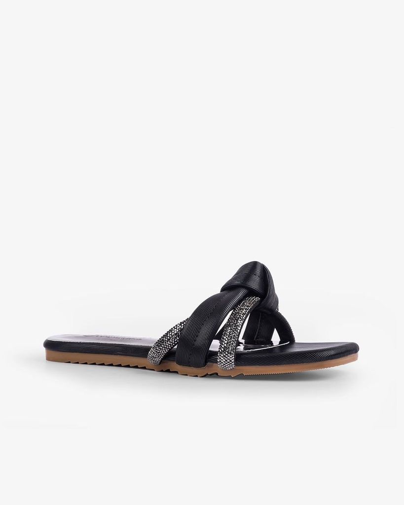 Dép Xẹp Hạnh Dung Quai Ngang Xoàn Rút HD02224AB