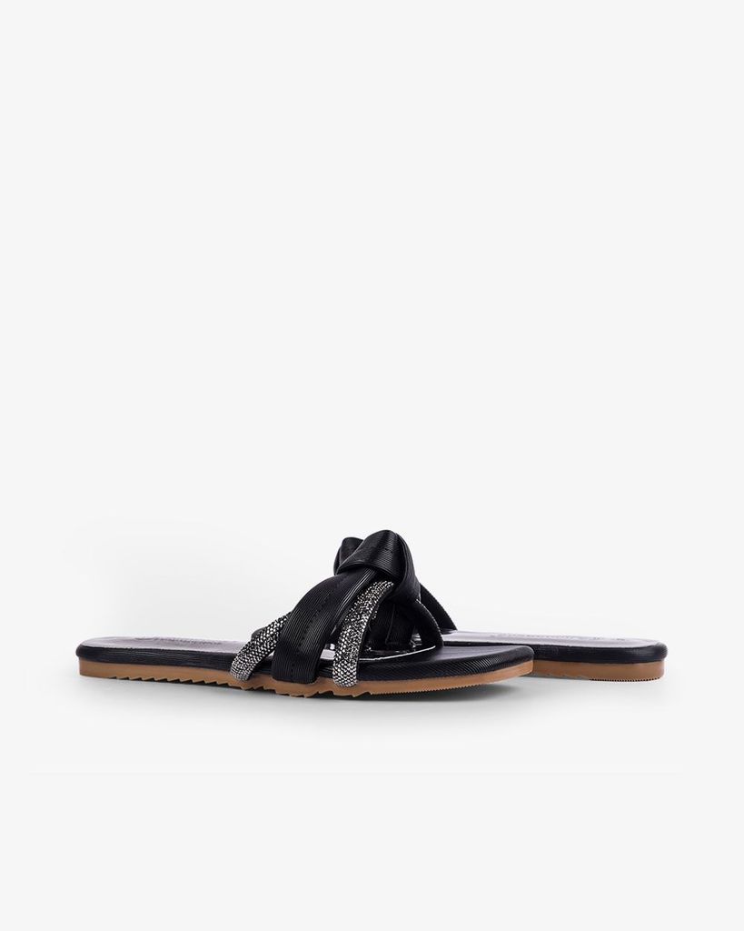 Dép Xẹp Hạnh Dung Quai Ngang Xoàn Rút HD02224AB