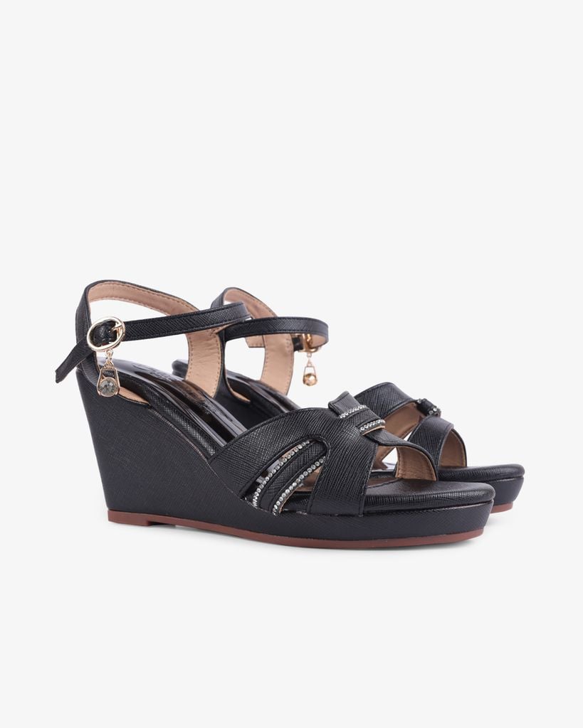 Sandal Xuồng Hạnh Dung Quai Cách Điệu Sang Trọng HD02225AB