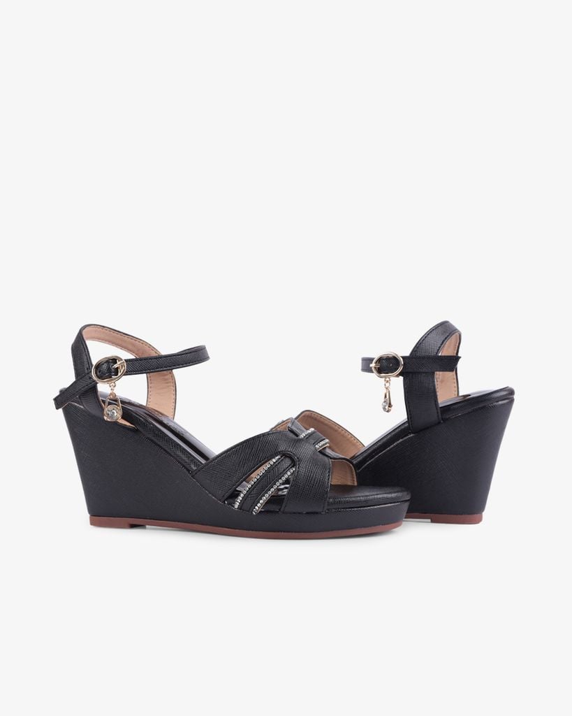 Sandal Xuồng Hạnh Dung Quai Cách Điệu Sang Trọng HD02225AB