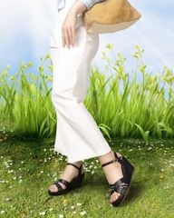 Sandal Xuồng Hạnh Dung Quai Cách Điệu Sang Trọng HD02225AB