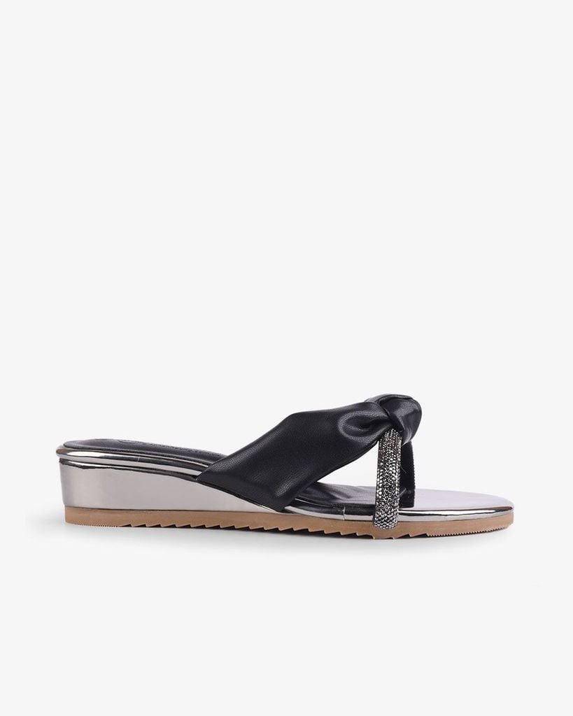 Dép Xuồng Hạnh Dung Quai Phối Cách Điệu HD02226AB