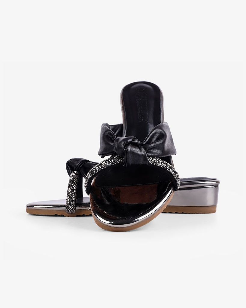 Dép Xuồng Hạnh Dung Quai Phối Cách Điệu HD02226AB