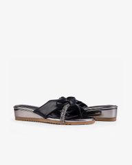 Dép Xuồng Hạnh Dung Quai Phối Cách Điệu HD02226AB