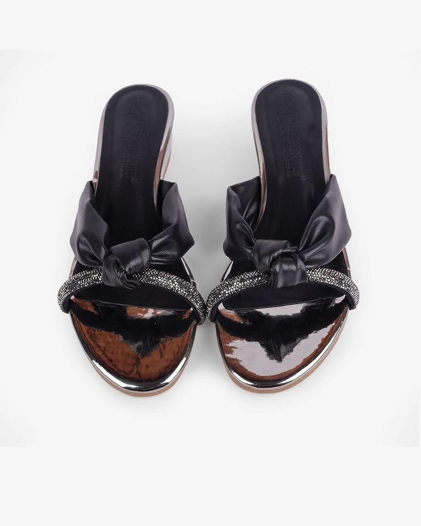 Dép Xuồng Hạnh Dung Quai Phối Cách Điệu HD02226AB