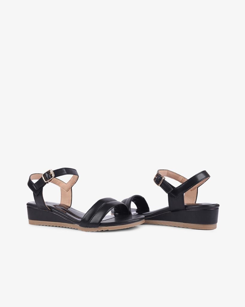 Sandal Xuồng Hạnh Dung Quai Ngang Viền Chỉ  HD02230AB