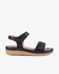 Sandal Đế Xuồng Hạnh Dung Quai Ngang Khóa Nịt HD02232AB