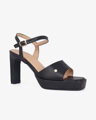 Sandal Cao Gót Hạnh Dung Quai Bản Nút Tán HD02233AB