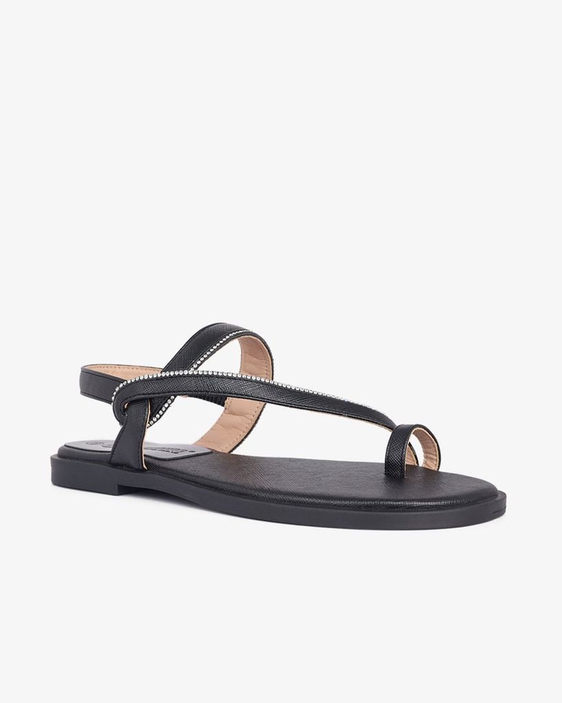 Sandal Xẹp Hạnh Dung Xỏ Ngón Quai Mảnh HD02235AB