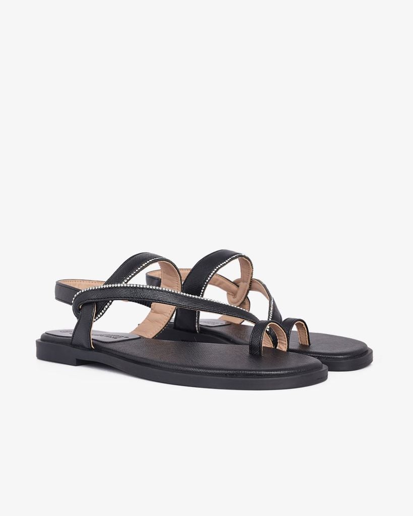 Sandal Xẹp Hạnh Dung Xỏ Ngón Quai Mảnh HD02235AB
