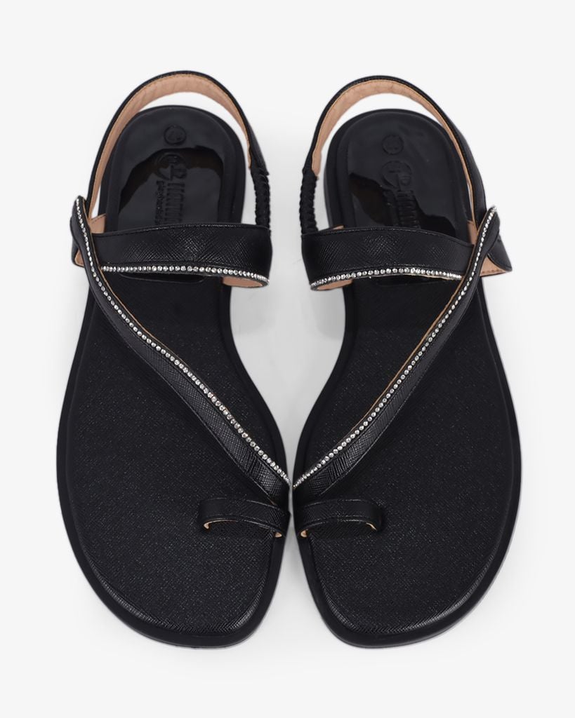 Sandal Xẹp Hạnh Dung Xỏ Ngón Quai Mảnh HD02235AB