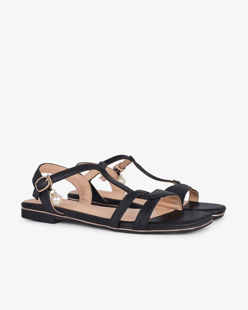 Sandal Xẹp Hạnh Dung Bản Luồn HD02236AB
