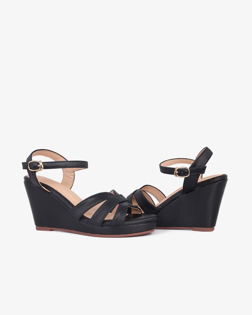 Sandal Đế Xuồng Hạnh Dung Quai Đan Cách Điệu HD02238AB