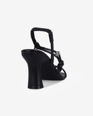 Sandal Cao Gót Hạnh Dung Quai Mảnh Đính Xoàn HD02239AB