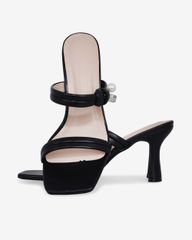 Dép Cao Gót Hạnh Dung Quai Nhị Ngọc Trai HD02240AB