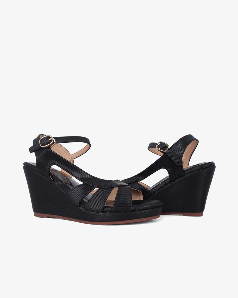 Sandal Đế Xuồng Hạnh Dung Nhiều Dây Nối Bên 9F HD02242AB