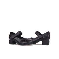 Giày Cao Gót Albee Đế Vuông Da Mềm HD0230TQ