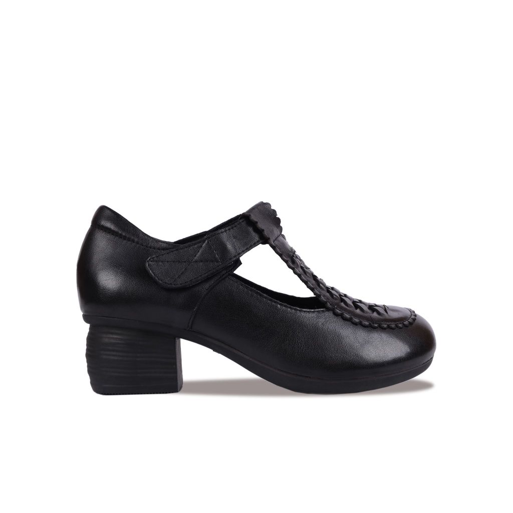 Giày Cao Gót Albee Đế Vuông Hậu Dán HD0231TQ