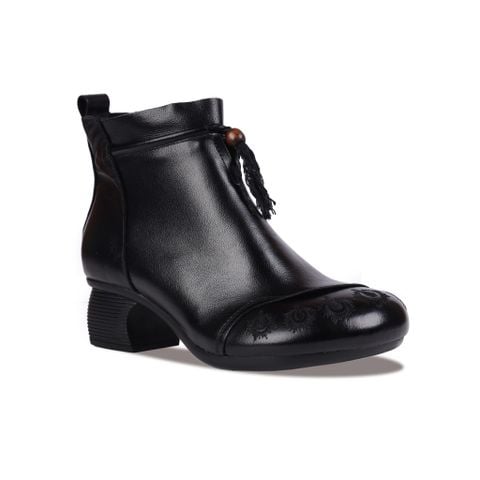 Giày Boot Albee Họa Tiết Thêu Tinh Xảo HD0249TQ