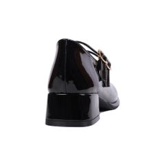 Giày Cao Gót Albee Quai Hậu Đôi Trơn Mũi Vuông HD0251TQ