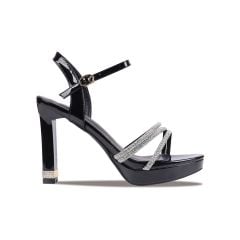 Sandal Cao Gót Albee Quai Mảnh Kim Sa HD0261TQ