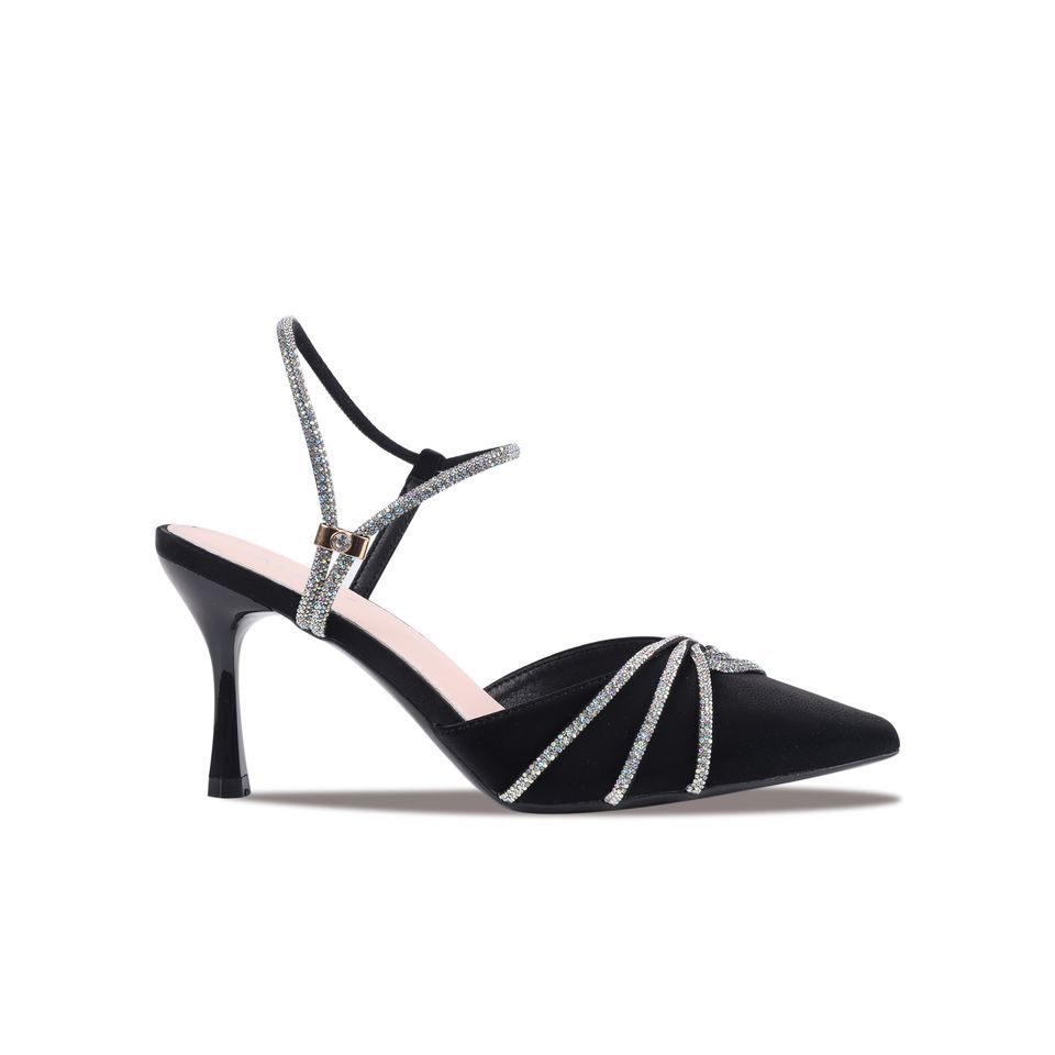 Sandal Cao Gót Albee Mũi Nhọn Xoàn Xoắn Kiêu Sa HD0264TQ