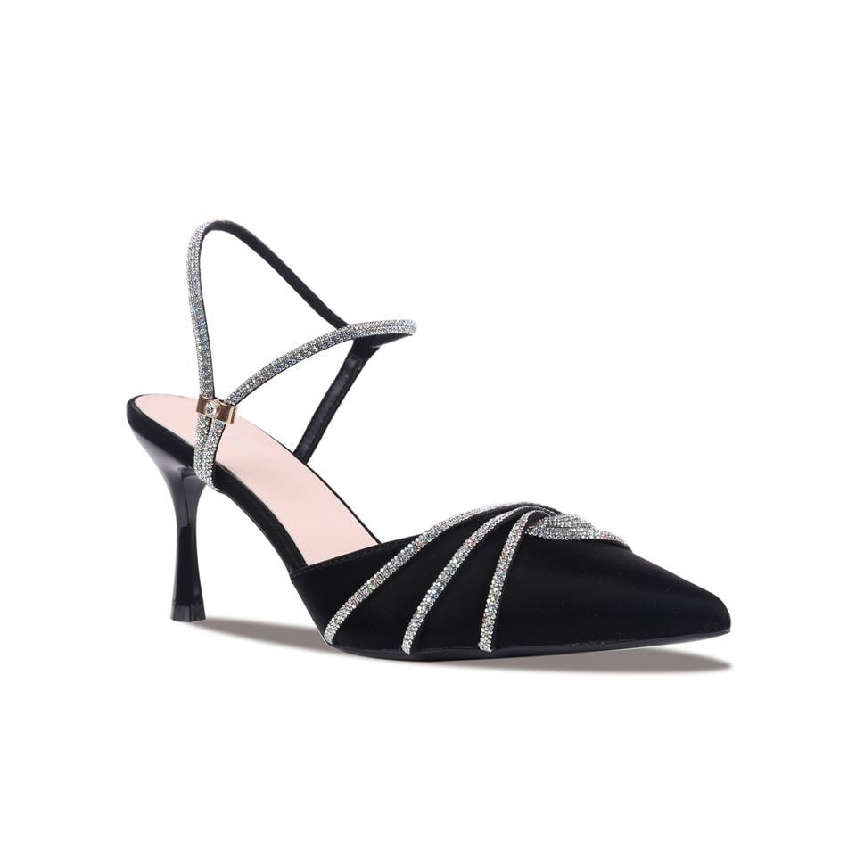 Sandal Cao Gót Albee Mũi Nhọn Xoàn Xoắn Kiêu Sa HD0264TQ