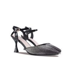 Sandal Cao Gót Albee Mũi Nhọn Đính Đá Sang Trọng HD0266TQ