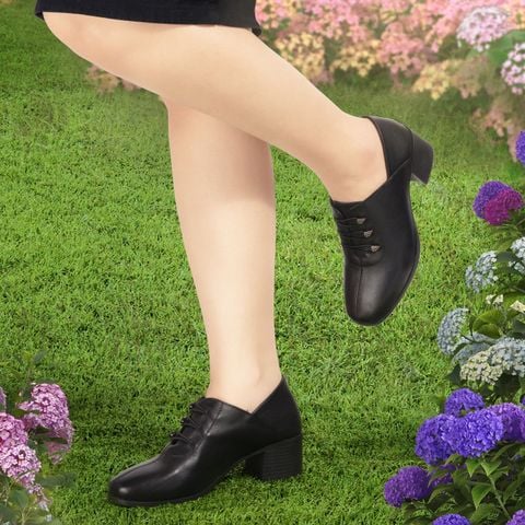 Giày Boot Albee Cổ Thấp Buộc Dây Cá Tính HD0274TQ