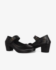 Giày Cao Gót Albee Trơn Hậu Khóa Bướm HD0278TQ