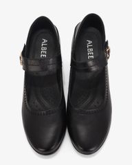 Giày Cao Gót Albee Trơn Hậu Khóa Bướm HD0278TQ