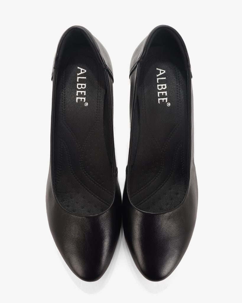 Giày Cao Gót Albee Gót 4CM Mũi Tròn HD0283TQ