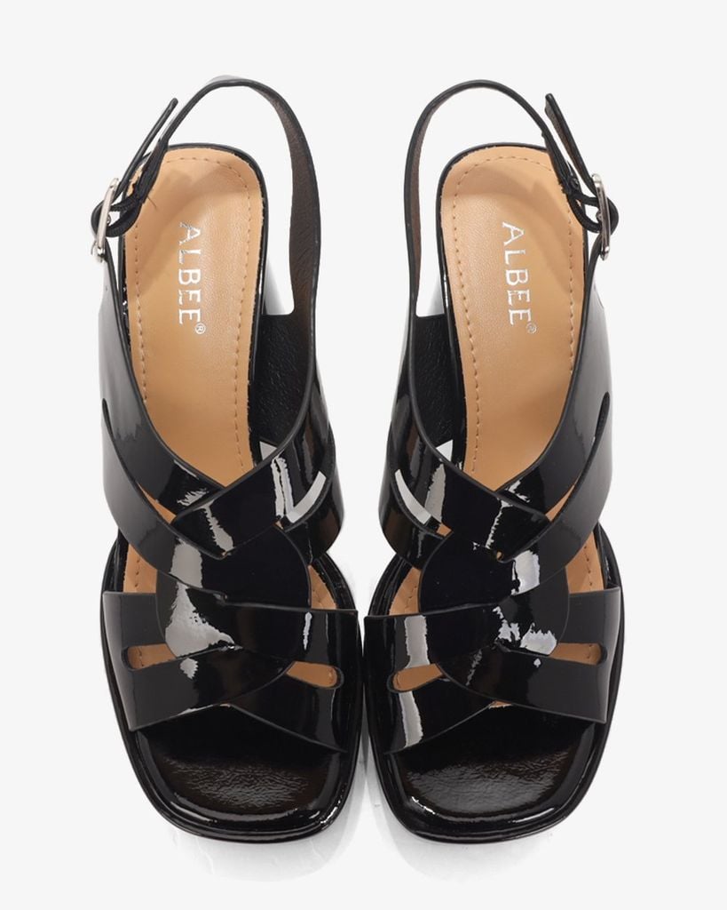 Sandal Cao Gót Albee Quai Luồn Chéo Nhau HD0288TQ