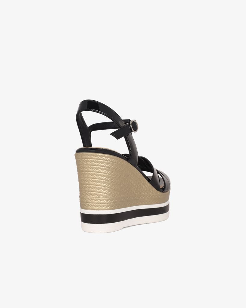 Sandal Đế Xuồng Albee Quai Luồng Nối T-Strap HD0289TQ