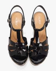 Sandal Đế Xuồng Albee Quai Luồng Nối T-Strap HD0289TQ