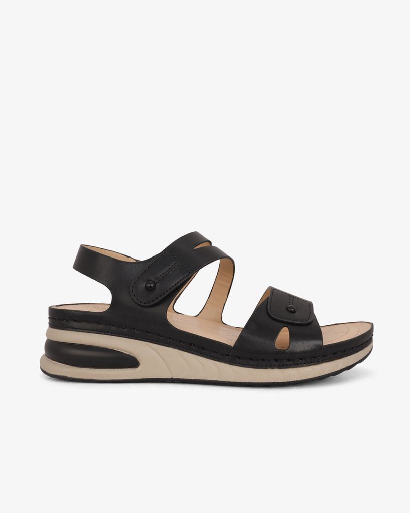 Sandal Đế Xuồng Hạnh Dung Bản Ngang Khoét Chỉ HD0302AC