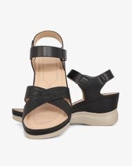 Sandal Đế Xuồng Hạnh Dung Quai Chéo Laser  HD0309AC